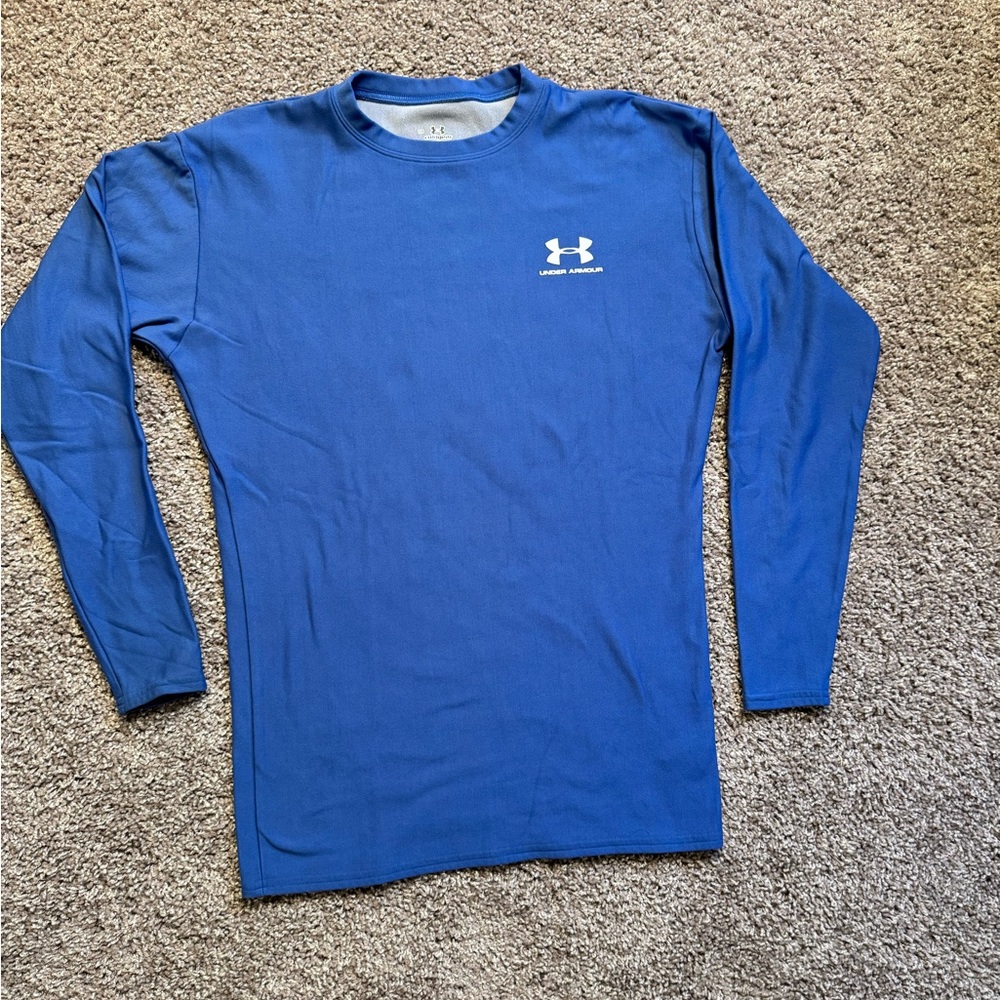 Under Armour Men's Long Sleeve Shirt in Vibrant Blue